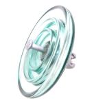 Suspension Tempered Glass Insulator Aluminum Power Insulation Control