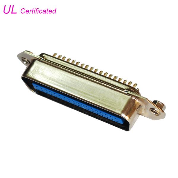 Buy cheap 14 24 36 50 Pin Solder Male Centronic Connector with Hex Head Screws Certified UL from wholesalers