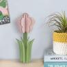 Buy cheap New Design Wooden Flower Figure Home Tabletop Decoration Pieces from wholesalers