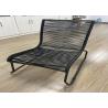 Buy cheap Steel Frame Outdoor Garden Rattan Chair Stackable 76cm from wholesalers