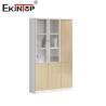 Buy cheap Walnut - Colored High - Quality File Cabinet With Glass Cabinet Doors Storage from wholesalers