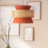 Buy cheap New Handmade Orange Bamboo Fabric Colorful Luxury Simple Japanese lamp(WH-WP-58） from wholesalers