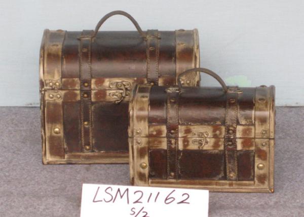 Buy cheap 2 pack SENMIN S26 Wooden Storage Trunks And Chests from wholesalers