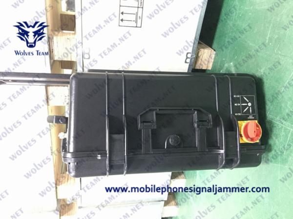 Buy cheap 1000 Meter Waterproof Powerful Military VIP Protection Defence UAV Drone Jammer from wholesalers