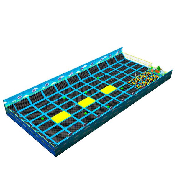 Buy cheap Environmental Protection Soft Indoor Playground Powder Coated With Trampoline from wholesalers