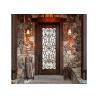 Buy cheap Eloquent Wrought Iron Glass Tranquility Screening Light Transmission Iron Oxides Natural Light from wholesalers