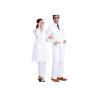 Buy cheap Comfortable White Medical Lab Coats Anti - Pilling Print Or Embroidery Logo For Doctors from wholesalers