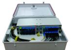 Buy cheap PLC Splitter Wall Mountedoptical fiber distribution box Cable Termination Box from wholesalers