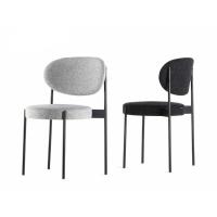 Buy cheap Customized Color Metal And Fabric Dining Chairs , Modern Restaurant Chairs product