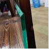 Buy cheap Partition Flat Shower Tempered Glass 45 Degree Belved Polished Edges Shower Tempered Glass from wholesalers