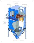 ISO Pulse Jet Bag Industrial 30m2 Dust Collector Bag House