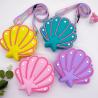 Buy cheap Shell Food Grade Silicone Pencil Box Crossbody Purse Bag HandBag Makeup Bag Storage Container Christmas Birthday Gift from wholesalers