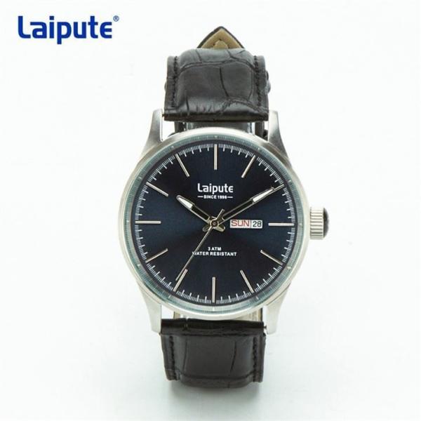 Buy cheap Pantone Colors Mens Chronograph Watches Leather Strap Calendar Watch from wholesalers