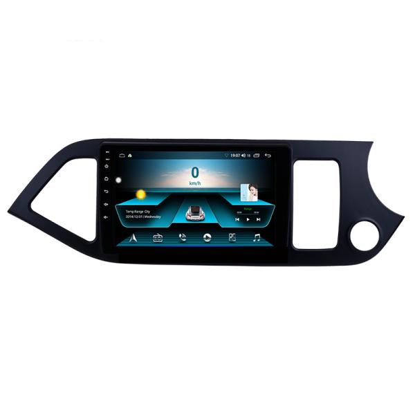 Buy cheap Kia Car Stereo Picanto Morning 2011-2014 RHD 9 Inch Android 12 Full Touch Screen Car GPS Navigation Car DVD Player from wholesalers