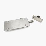 90mmx40mmx2.4mm Stainless Steel Spring Bolt Latch For Ships Vehicles Machine