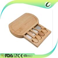 Buy cheap Eco Friendly Bamboo Cheese Board And Knife Set Antimicrobial Non - Flammable product