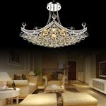 Gold Chorm Dining room Kitchen Glass Ball Chandelier Pendant Lights Fixtures (WH