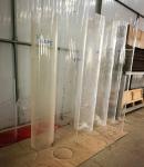 Transparent Heating Quartz Glass Tube High Transmittance Polished