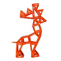 Buy cheap Plastic 3D Magnetic Tiles Animals Reindeer Building Blocks For Early Education product