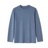 Buy cheap Custom Cotton 2023 New Fashion Casual Sports Loose Tshirt Oversized Crewneck Solid Color Spring Men′s Long-Sleeved T-Shirt from wholesalers