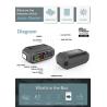 Buy cheap 4000A Peak Current Portable Car Battery Charger with 24000mAh Capacity and PD 65W Input from wholesalers
