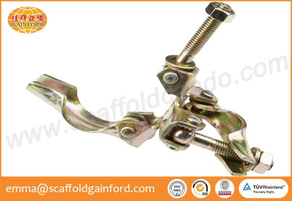Buy cheap Scaffolding Q235 British pressed fixed coupler double clamp in Thailand bridge project from wholesalers