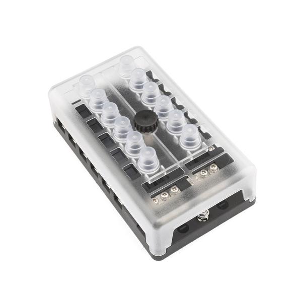 Buy cheap 32V 12 Way Circuit Breaker Overload Protection Resettable Fuse Box For Car Boat SUV ATV UTV from wholesalers