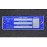 Buy cheap custom made logo metal high quality name plate, large size name plate from wholesalers