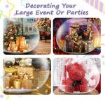10FT Inflatable Snow Globe 0.5mm PVC Christmas Decorations Giant Transparent