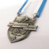 Buy cheap 3D Diecast Musical Carnival Medal With Ribbon Zinc Alloy Antique Silver Plating from wholesalers