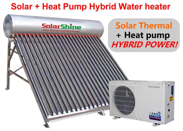 Buy cheap Pressurized Solar Heat Pump Water Heater , Rooftop Solar Water Heater For Home from wholesalers
