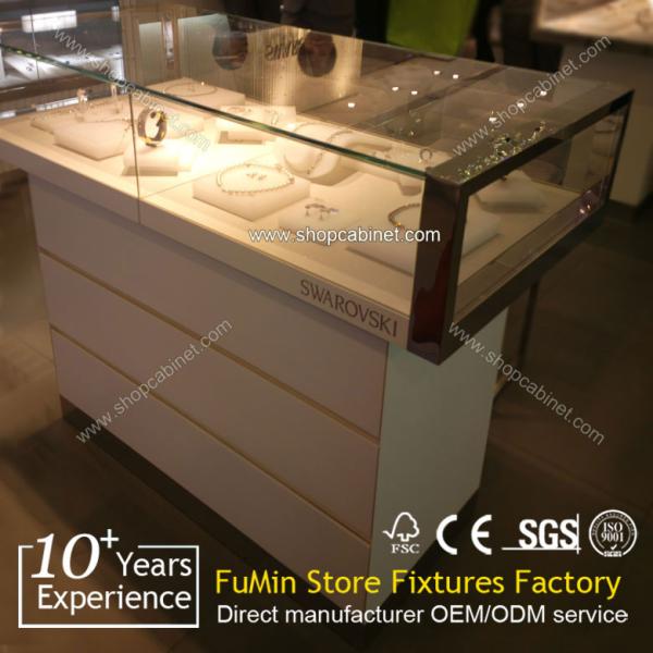 Buy cheap Manufacturing customized acrylic jewelry display cabinet from wholesalers