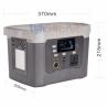 Buy cheap 1000W Rechargeable Portable Power Station With IP65 Waterproof Total 800Wh from wholesalers