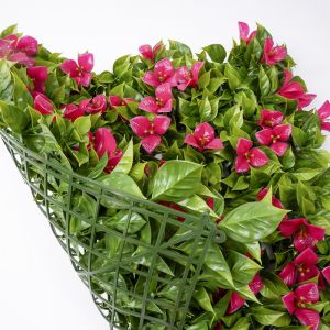 Jungle Style Vertical Artificial Green Walls Balcony