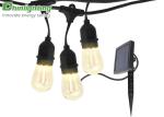 24FT Indoor Porches 12 LED S14 Solar Bulb String Lights