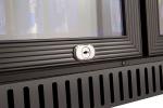 Painted Steel Back Bar Refrigerator , Bar Beverage Cooler With Optional Led