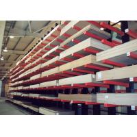 Buy cheap High Capacity Industrial Cantilever Storage Racks Heavy Duty With Roof / Drain product