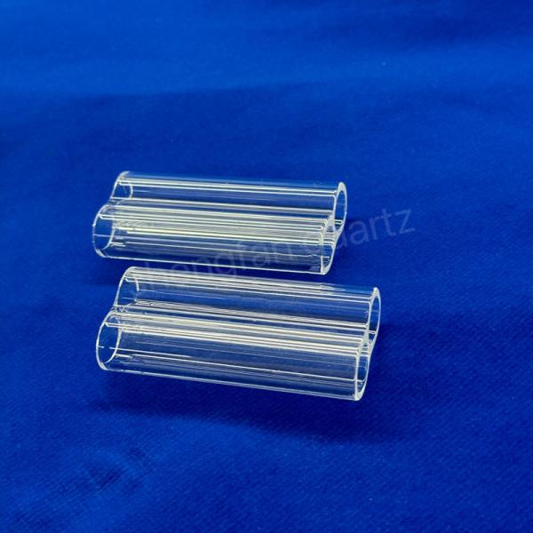 Buy cheap Customized High Purity Transparent Polished Clear Glass Tube Furnace from wholesalers