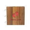 Buy cheap walnut wooden book cover from wholesalers