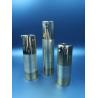 Buy cheap Special 15ml 30ml 50ml gold frosted vacuum skin care silver chambercosmetic manufacturer lotion airless pump bottle from wholesalers