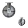 Buy cheap 200mm Diameter 300kg Load Capacity Cast Iron Metal Trolley Wheels from wholesalers