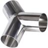 Buy cheap RTS Sanitary Stainless Steel 304 316 Pipe Fitting Tri Clamp Welding Wyes Tee Y Type Tee from wholesalers