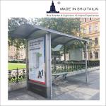 H2900mm Aluminum Bus Shelter