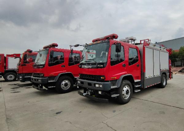 Buy cheap Aluminum Alloy 4x2 Drive Water and Foam Combined Fire Truck for Fire Suppression from wholesalers