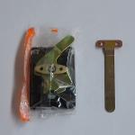 Removable Core Black Mailbox Handle Metal Cabinet Locks
