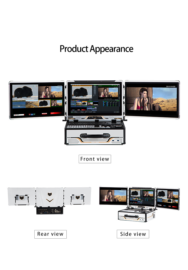 Newest 8k Vmix Live Streaming Broadcast Camera with 16G*2 RAM and SDI/HDMl Connection