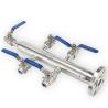 Buy cheap Air manifold distributor 4-way, 8-way, 12-way, customized 304 stainless steel from wholesalers