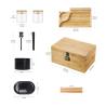 Buy cheap Natural Bamboo Stash Box with tray Cigar box for Men's gift logo and color customizable from wholesalers