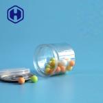 Airtight 100ml Plastic PET Cans For Salt Sugar Chocolate Beans Chewing Gum