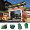 Buy cheap Plain Chinese Ceramic Roof Tiles Green Glazed Handmade Clay Roof Tiles from wholesalers